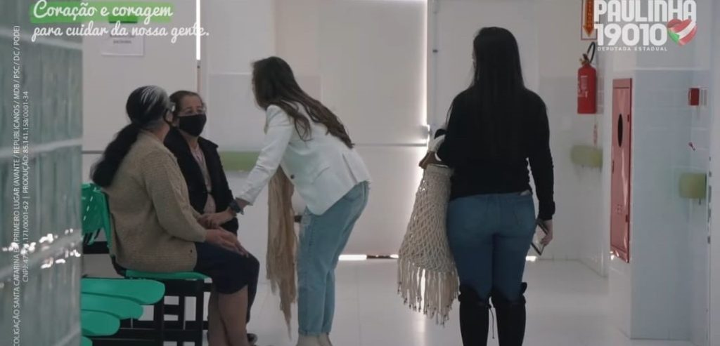 Paulinha se compromente com Profissionais da Saúde