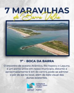 7 maravilhas de Barra Velha