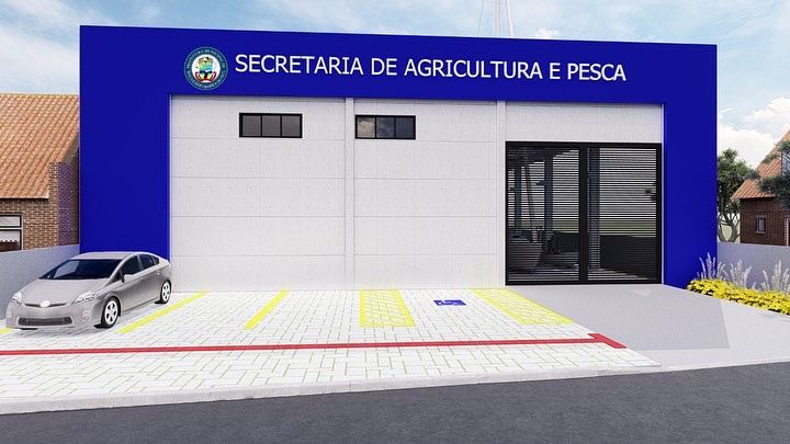 Secretaria de Agricultura e Pesca de Barra do Sul, assinatura construção de galpão de pesca