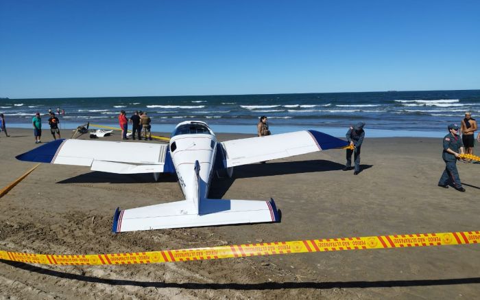 Monomotor cai em navegantes