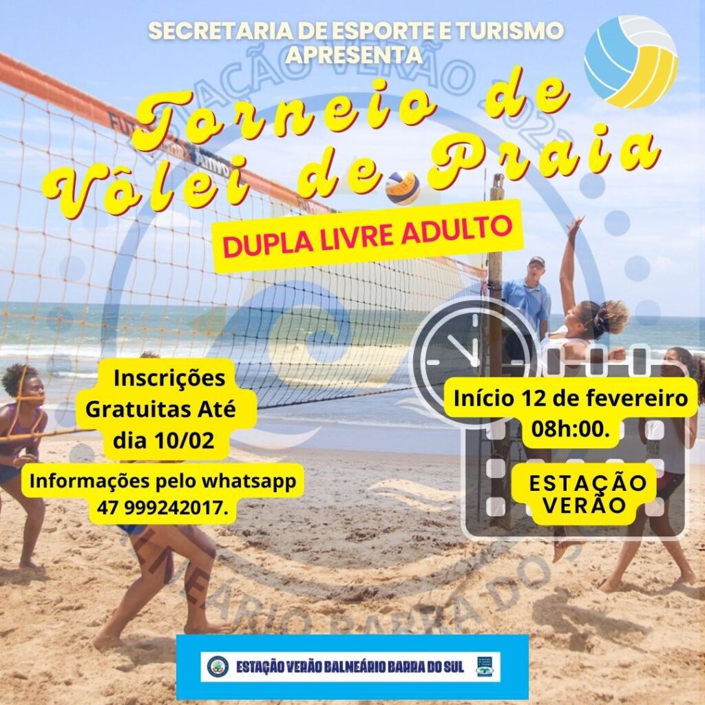 Volei Estacção Verão Balnerário Barra do Sul