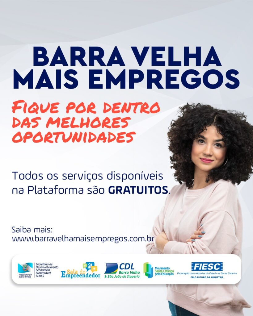 Barra Velha mais empregos