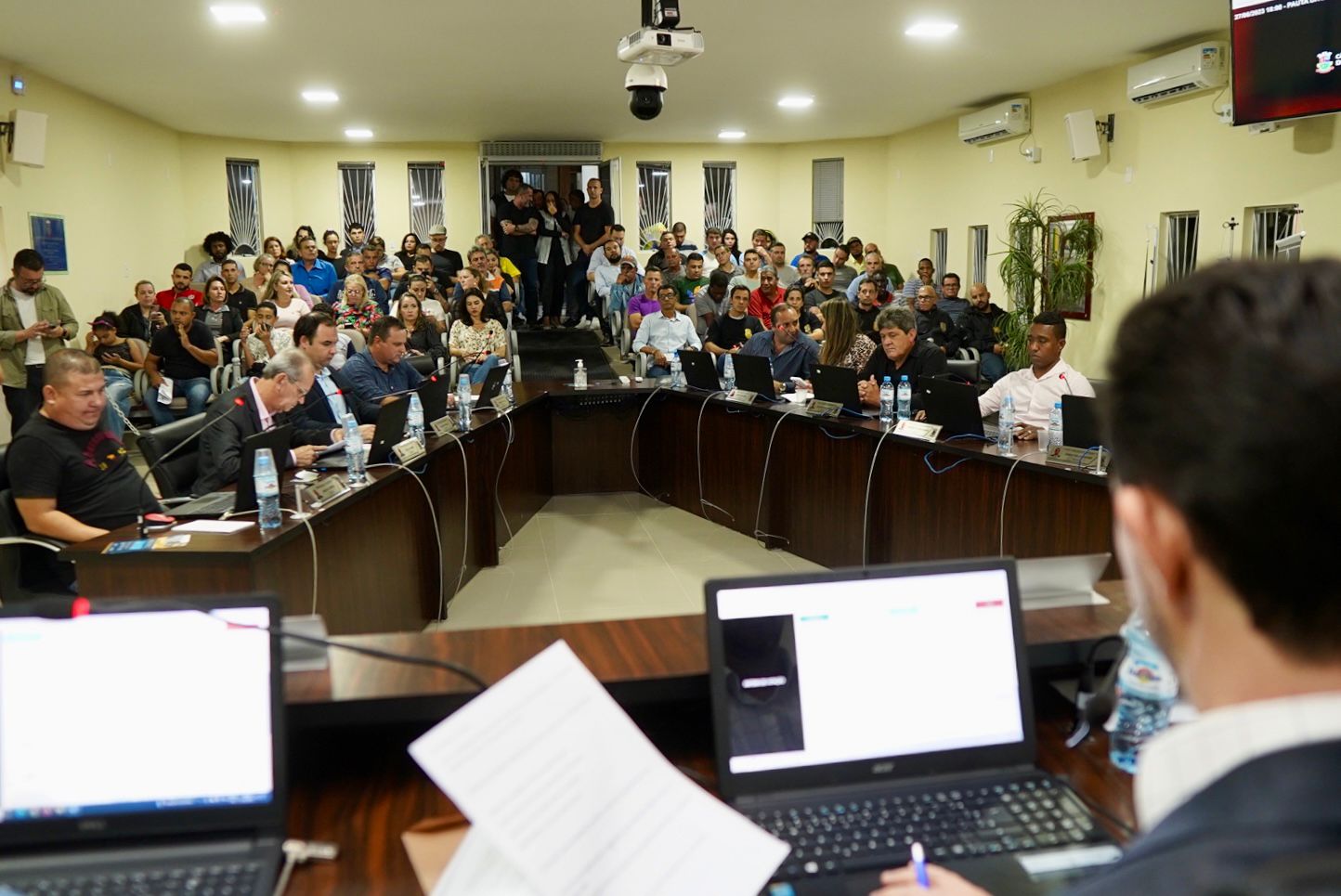 Vereadores Secretaria Segurança Araquari