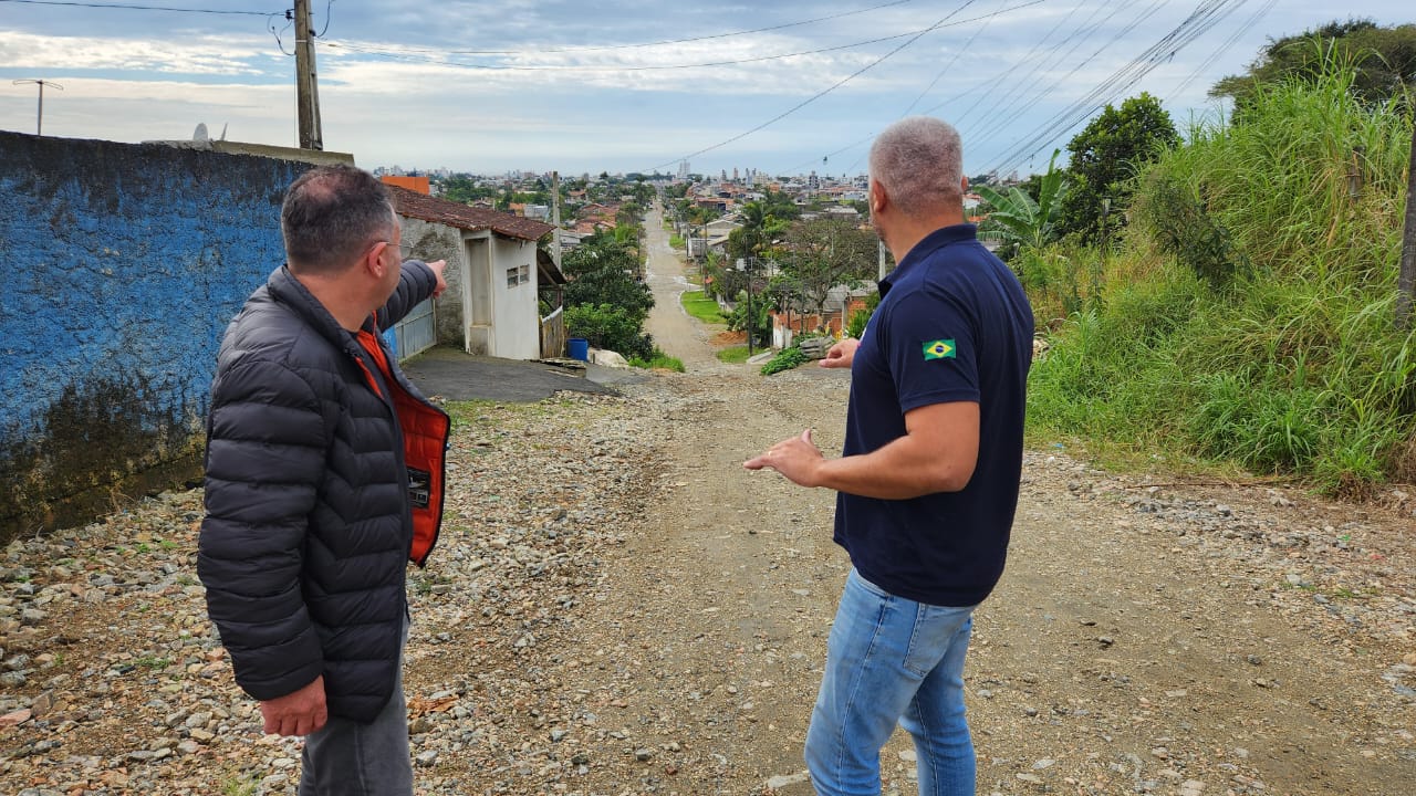 Visita Obras de Pavimentação