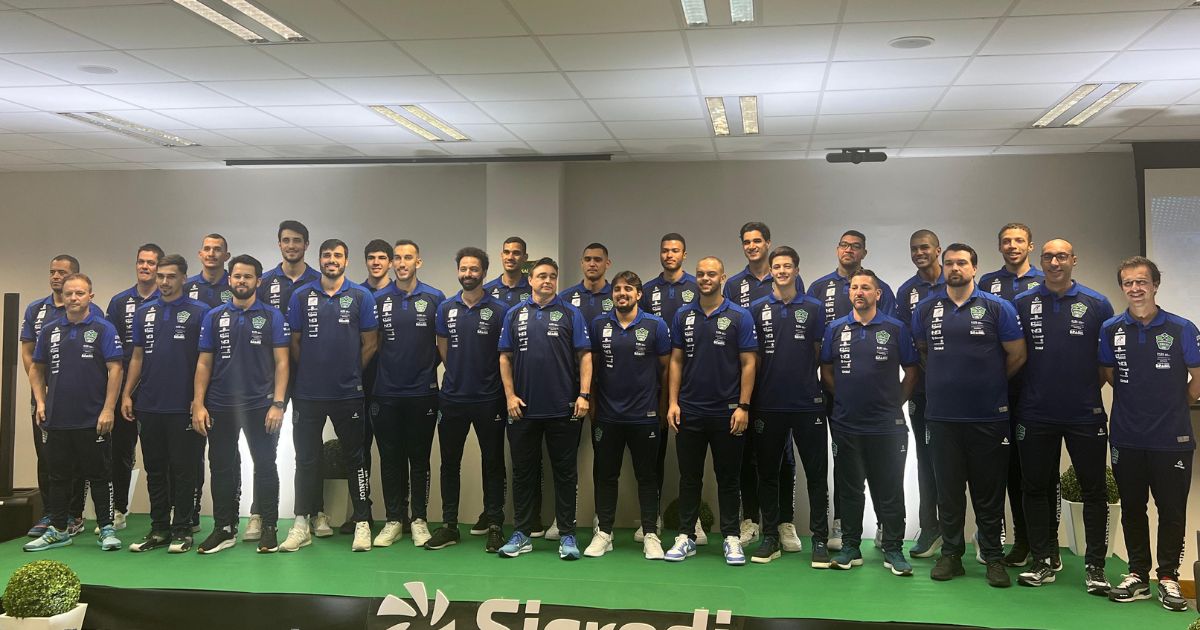 Reformulado, Joinville Vôlei apresenta elenco e comissão técnica para temporada 2024/25