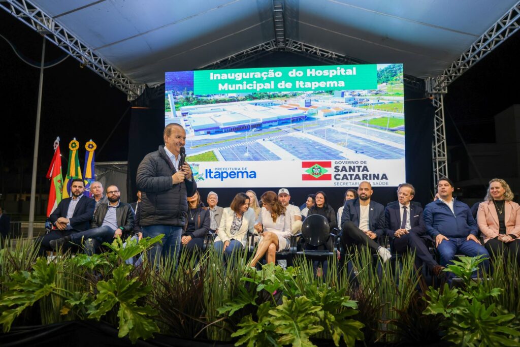 Saúde em Obras: Jorginho Mello inaugura novo Hospital Municipal Santo Antônio, em Itapema