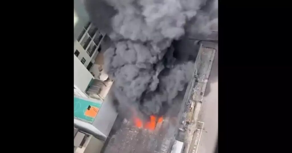 Corpo de Bombeiros atualiza informações de incêndio que destruiu supermercado em Itapema