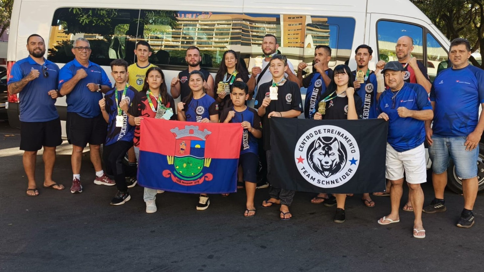 Araquari conquista onze medalhas no Campeonato Brasileiro de Kickboxing em Brasília