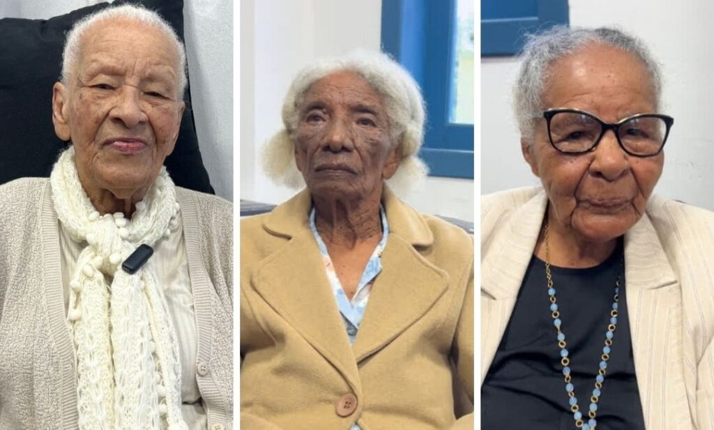 Três mulheres centenárias são homenageadas em Araquari