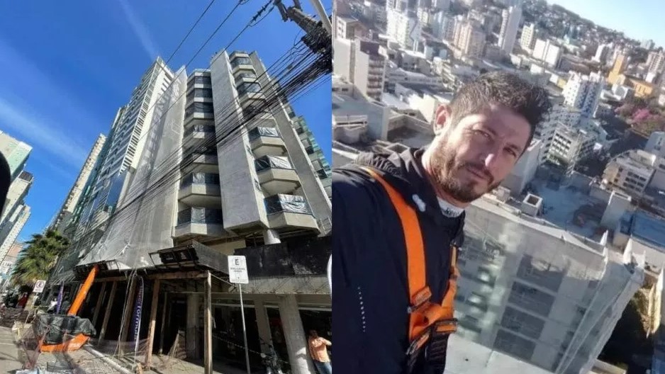 Morre trabalhador que caiu do último andar de edifício em construção em Itapema