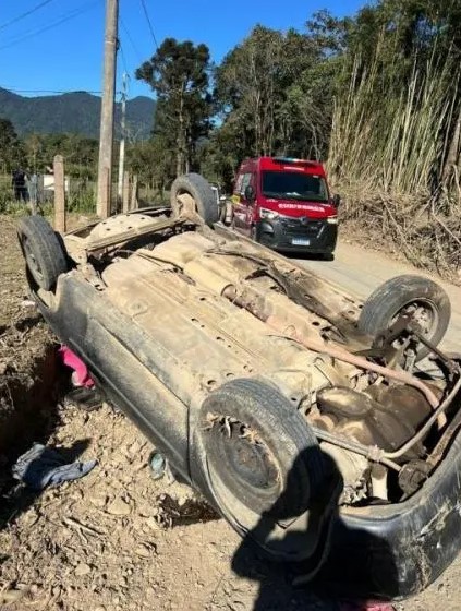 Motorista morre em acidente na Estrada Quiriri em Joinville