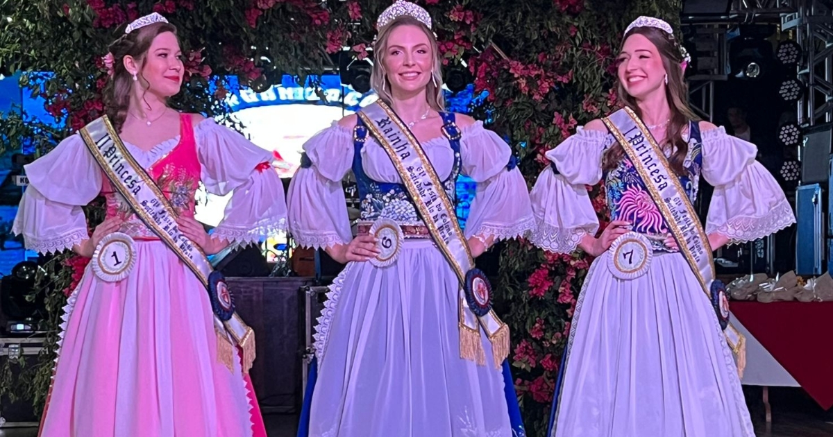 Concurso da Realeza agita terceiro dia da 61ª Festa dos Colonos, em Joinville