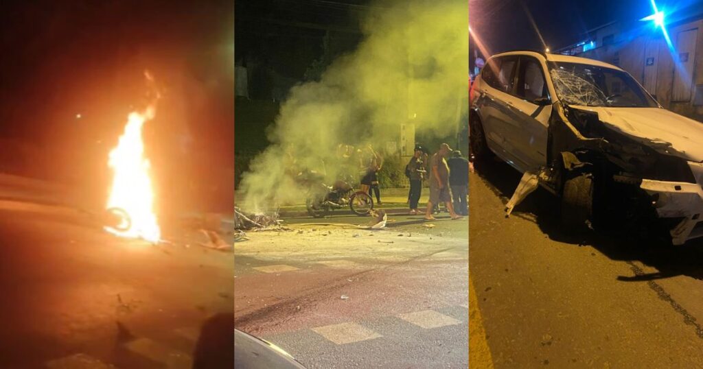 Motociclista morre após forte colisão com carro no Itinga, em Joinville