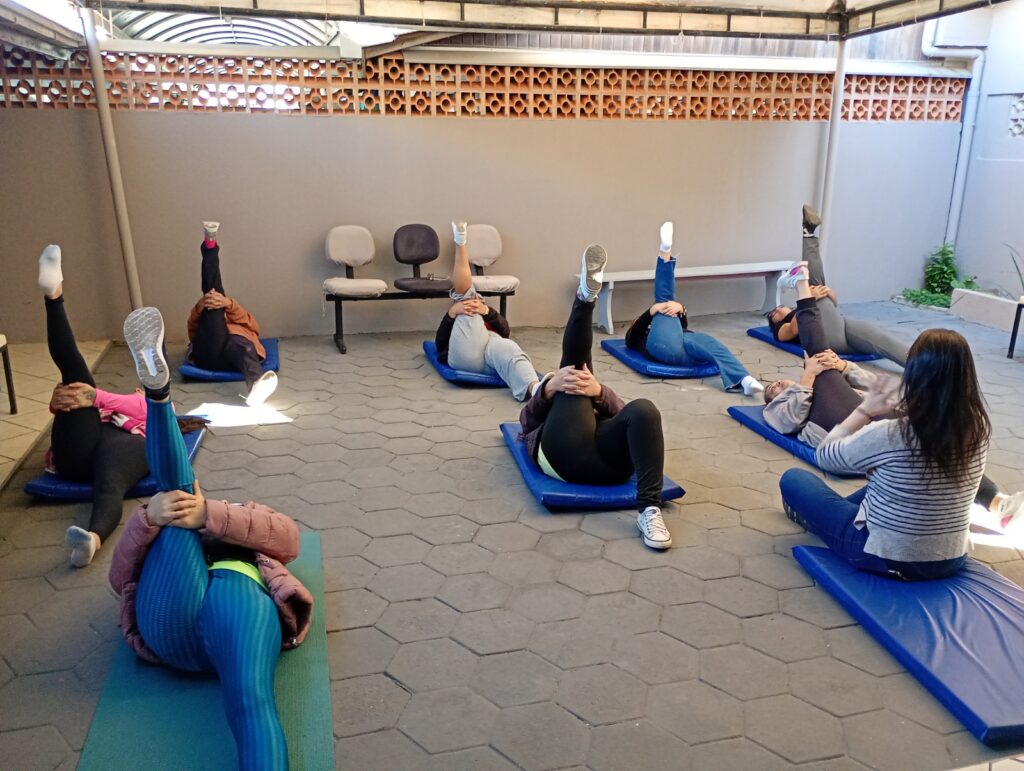 Aulas de Pilates são retomadas no Caps de Barra Velha