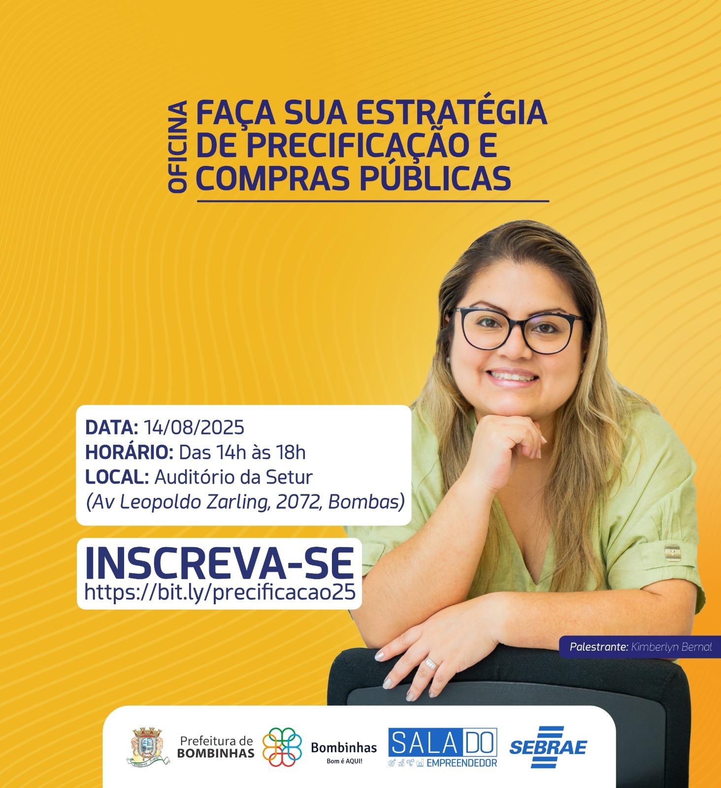 Oficina gratuita orienta empreendedores sobre precificação e compras públicas em Bombinhas