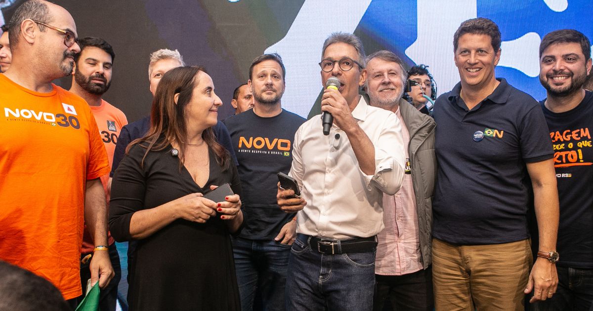 Prefeito de Joinville participa do lançamento da pré-candidatura de Zema à presidência