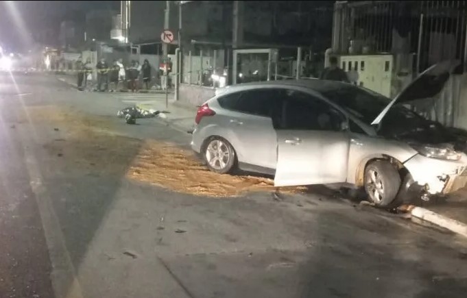 Motorista é presa após provocar acidente que matou motociclista no bairro São Vicente em Itajaí