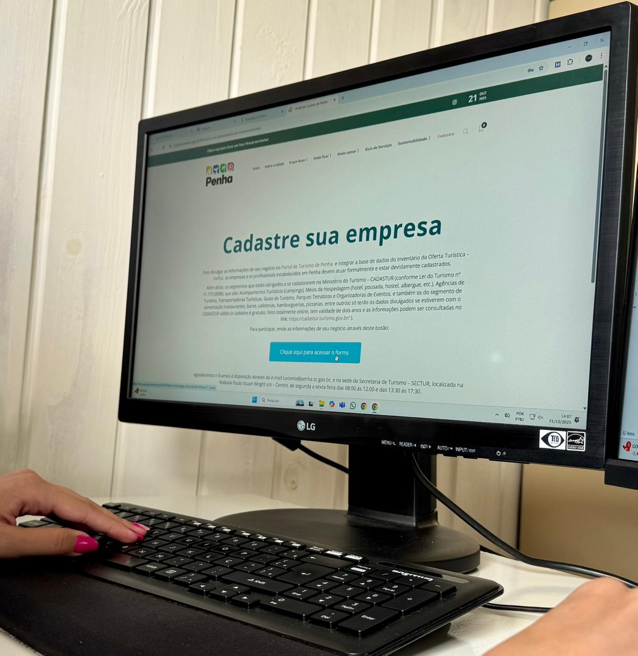 Turismo de Penha incentiva cadastro de empresas no portal oficial