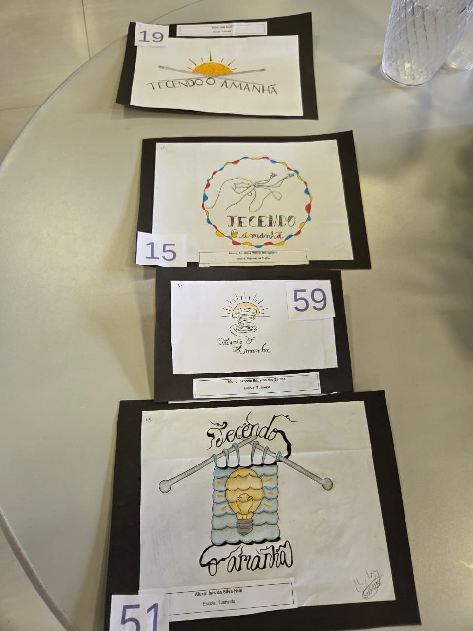Concurso entre alunos da rede municipal de ensino elege logomarca do Projeto Tecendo o Amanhã