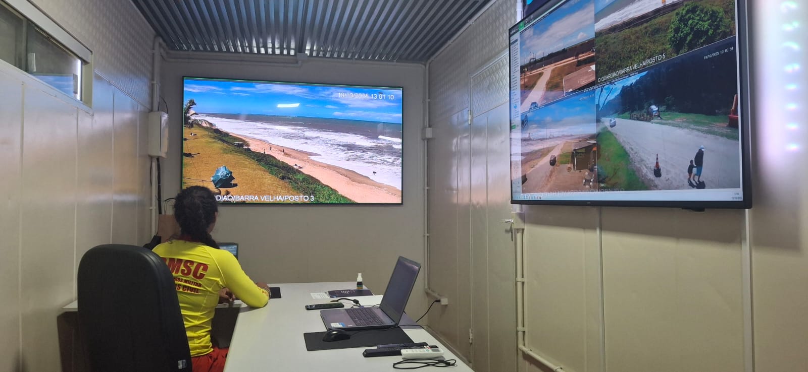 Barra Velha reforça o monitoramento das praias com uso de tecnologia na Pré-Temporada 2025