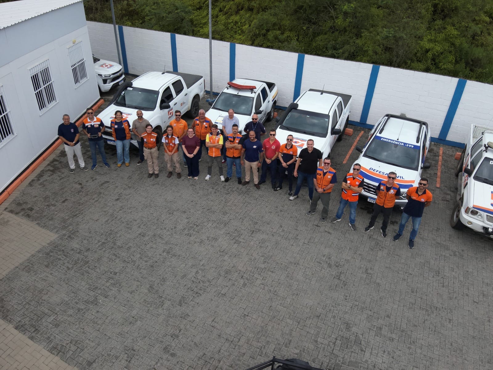 Defesa Civil de Penha participa de Treinamento de Operações com Sistema de Aeronaves Remotamente Pilotadas