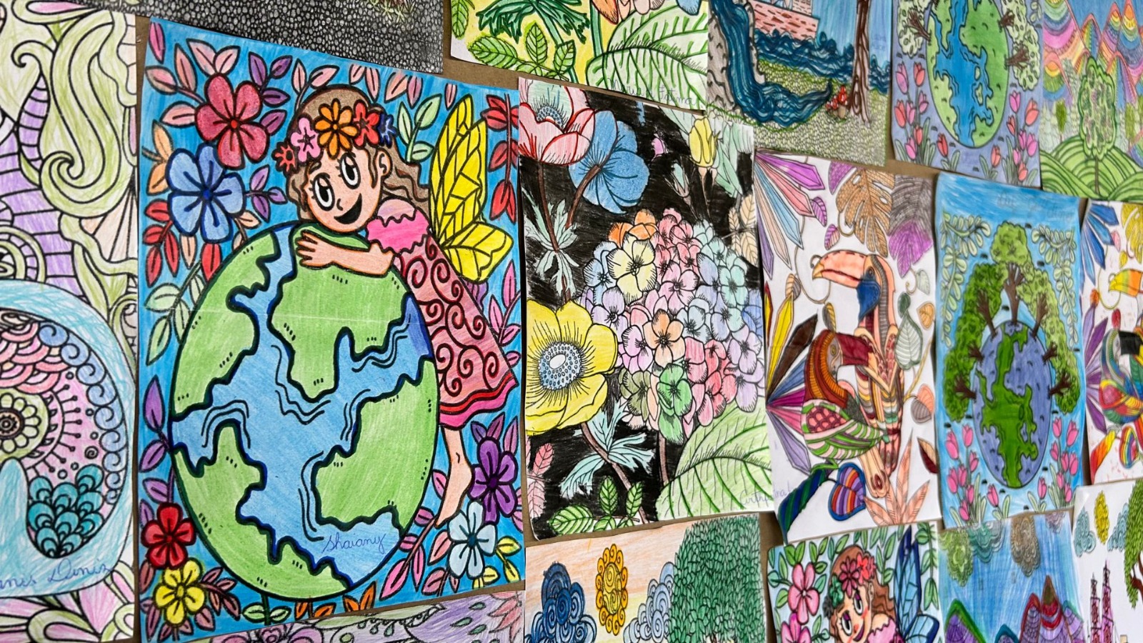 Desenhos de estudantes de Araquari participam de exposição internacional