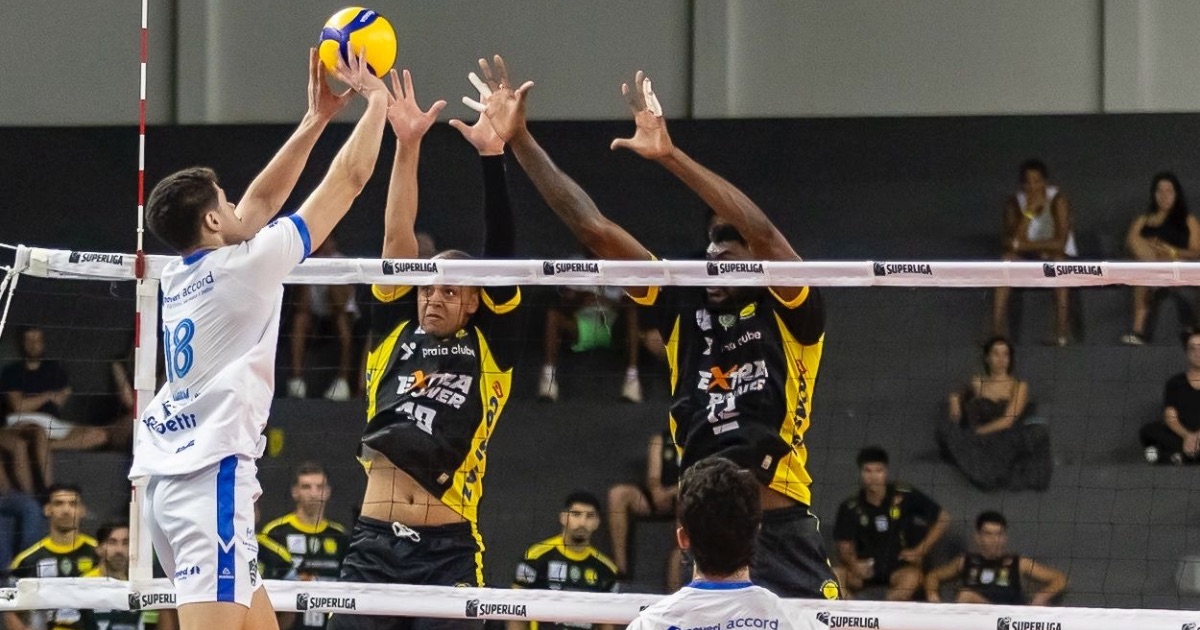 Joinville é derrotado pelo líder Praia Clube e segue sem vencer na Superliga Masculina