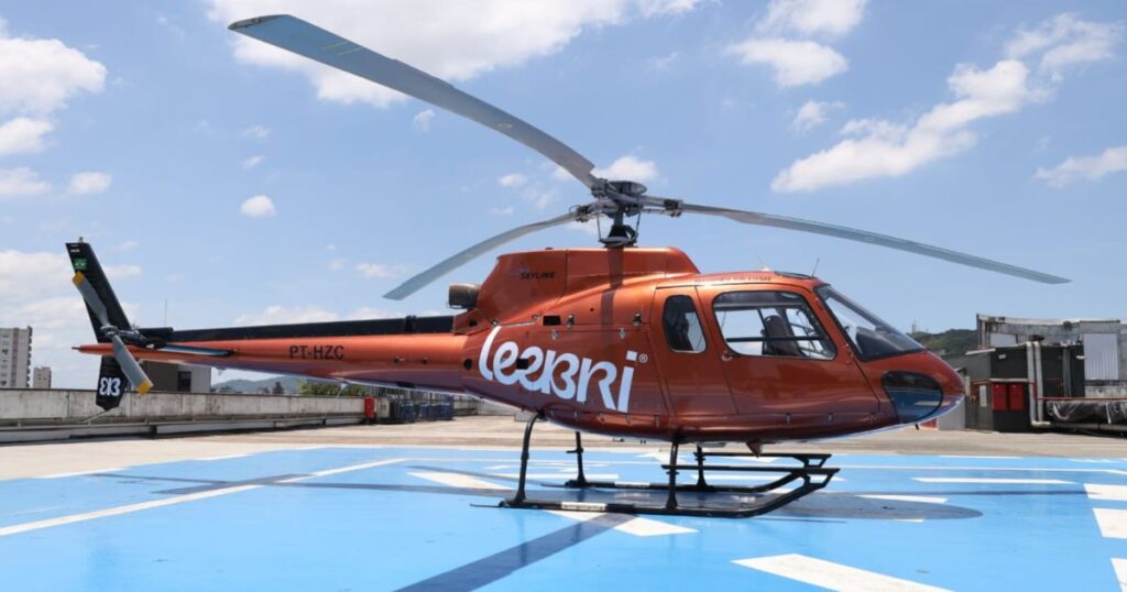 Empresa de SP vai oferecer voos de helicóptero por aplicativo em shopping em Joinville
