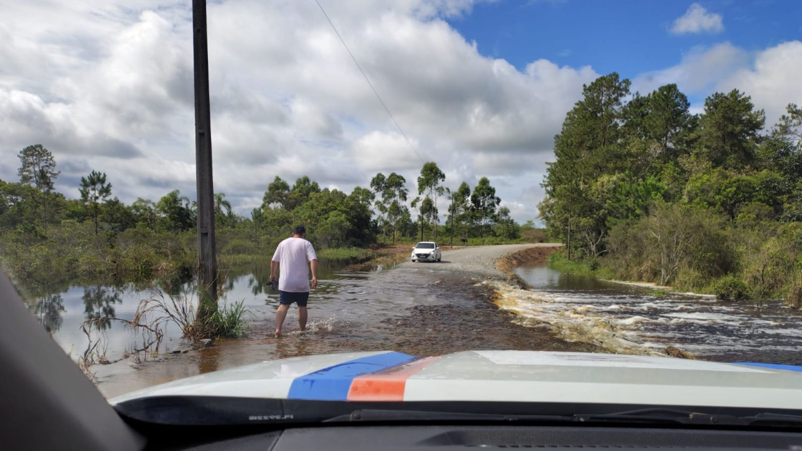 Defesa Civil de Araquari atende 12 chamados por causa das chuvas