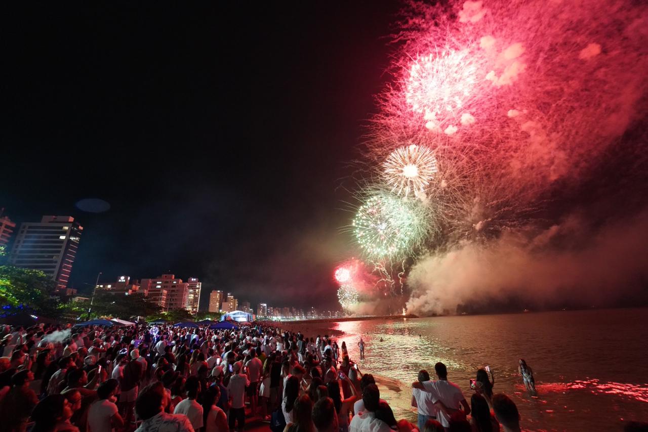 Balneário Piçarras celebra o Ano Novo com 200 mil pessoas