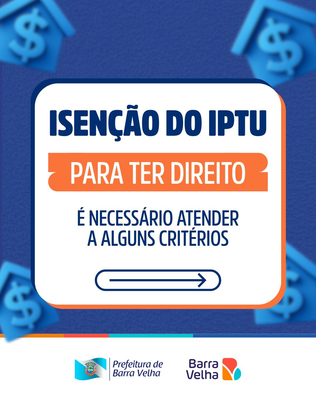 Cadastramento para isenção do IPTU em Barra Velha segue aberto até 10 de abril
