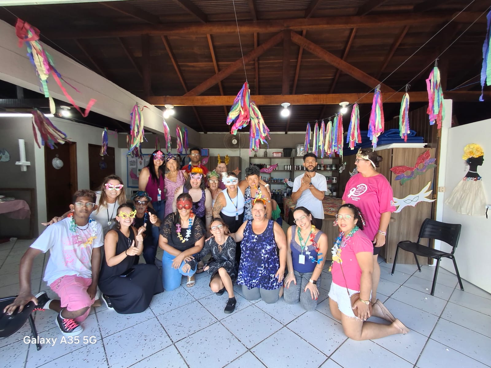 CAPS FOLIA’ une pacientes e servidores em Barra Velha