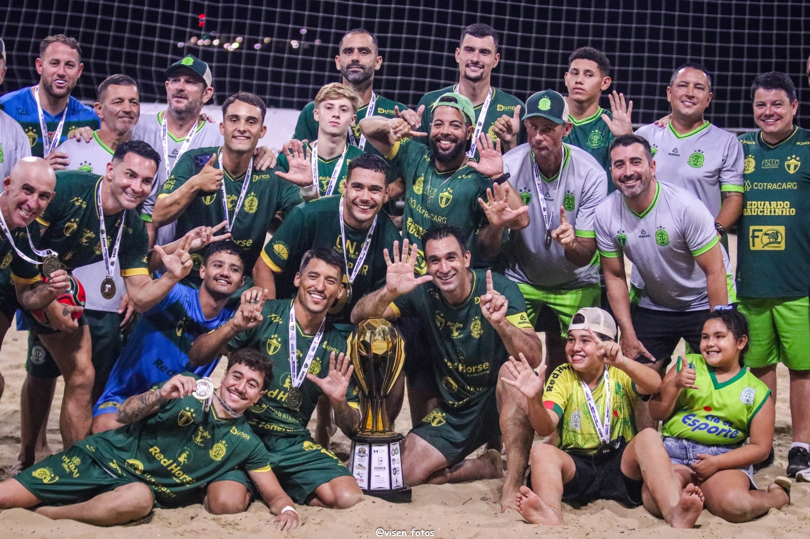 Sexta Ferino e Enseada são declarados campeões do Catarinense de Beach Soccer
