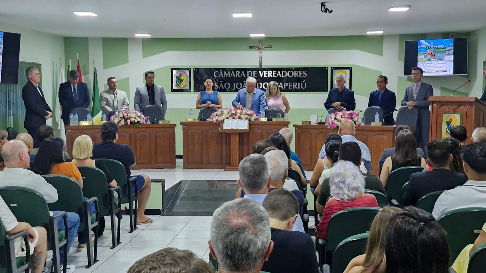 Sessão solene celebra 34 anos de emancipação de São João do Itaperiú