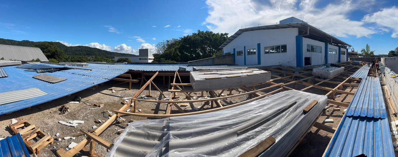 Iniciada manutenção predial da escola Antônio José Tiago