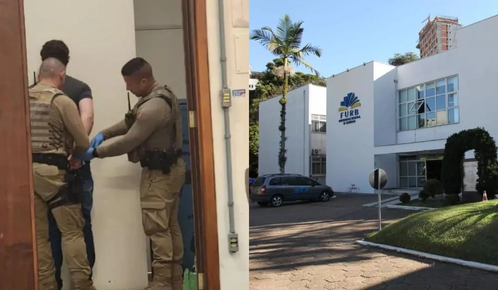 Palestrante esfaqueia participante de evento de tecnologia na Furb em Blumenau