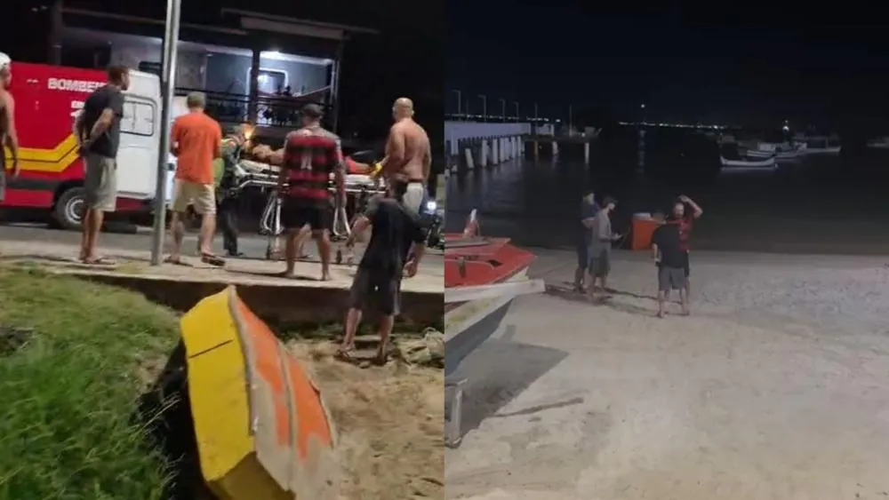 Pescador passa mal após inalar gás amônia em barco atuneiro em Penha