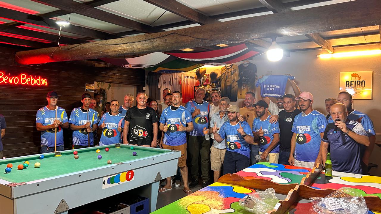 Barra Velha inicia 4ª edição do Campeonato Municipal de Sinuca com recorde de participantes