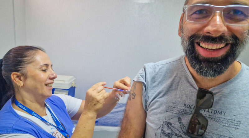 Navegantes registra mais de 2 mil vacinas aplicadas no Dia D de vacinação contra a gripe