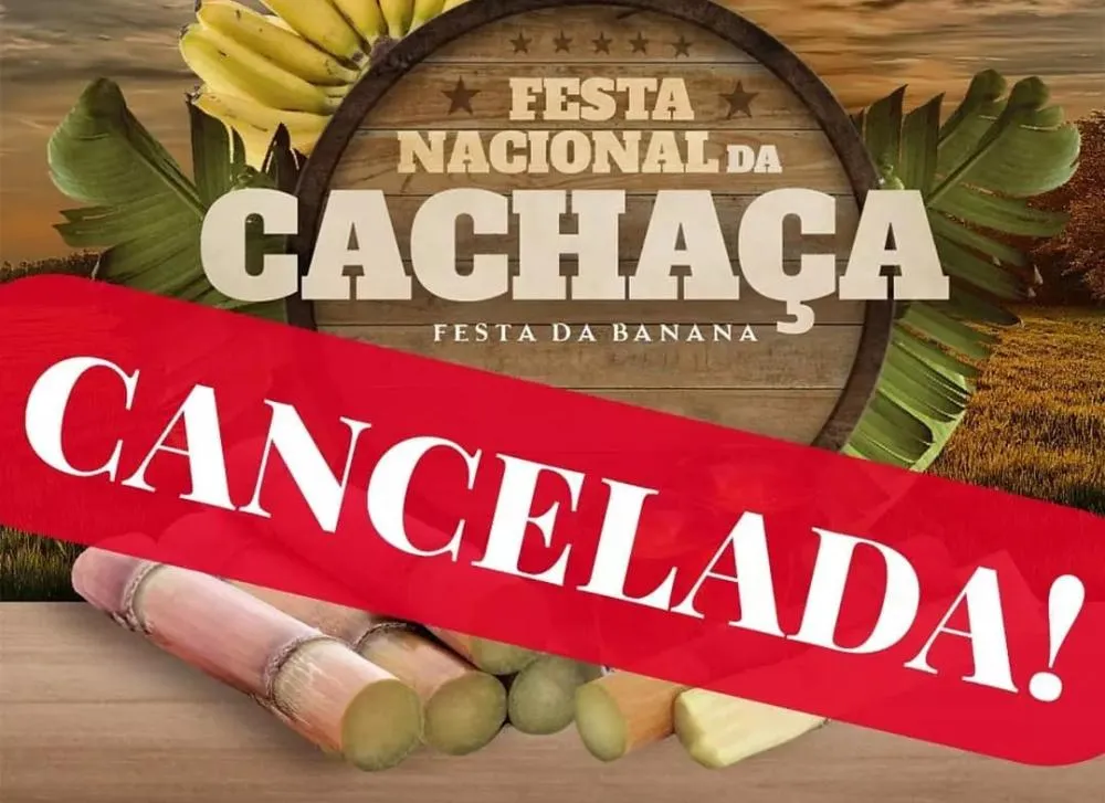 Luiz Alves cancela Festa da Cachaça e a 31ª Festa da Banana