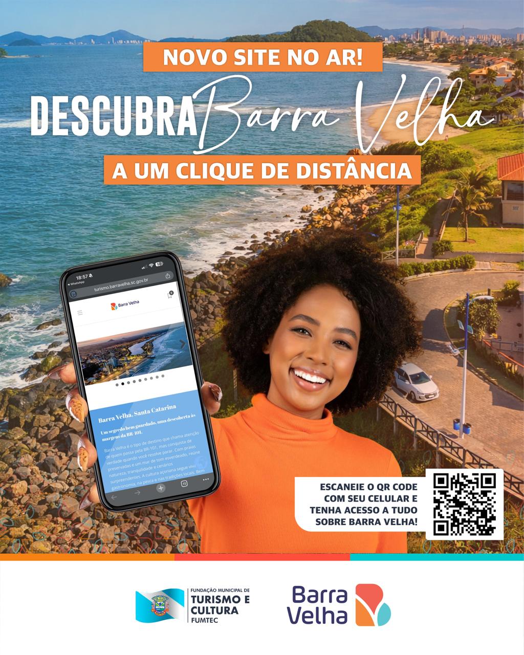 Barra Velha lança portal oficial com foco em inovação e atualização constante do turismo