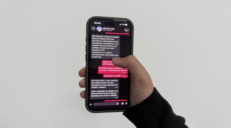 Unidades de saúde oferecem agendamentos rotineiros por WhatsApp em Navegantes; confira quais são os serviços disponíveis