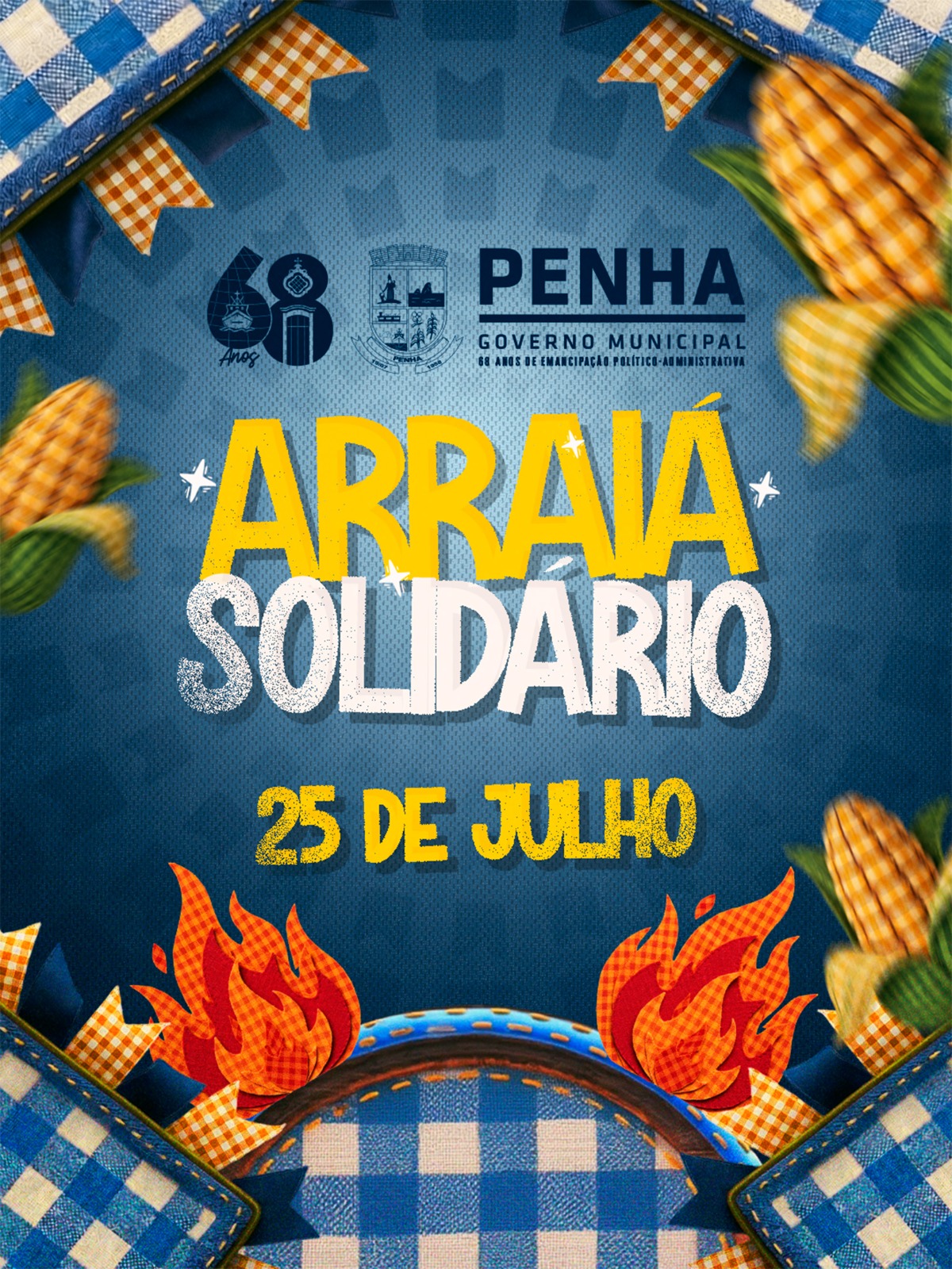 Secretaria de Cultura promove 2º Arraiá Solidário em Penha
