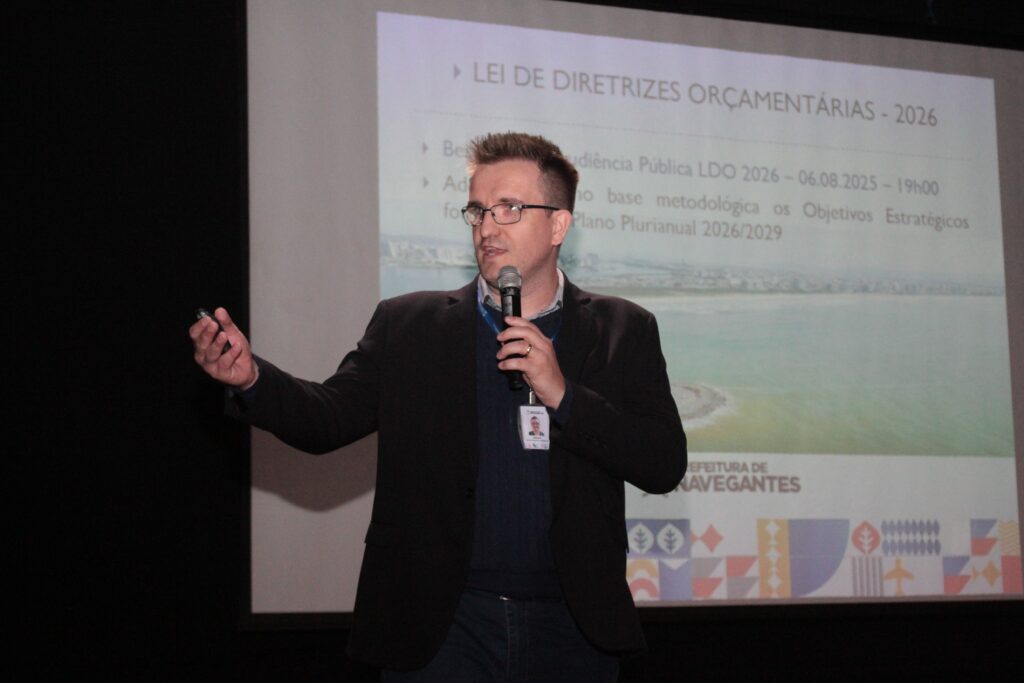 Prefeitura de Navegantes convoca população para audiência pública da LDO 2027 no dia 3 de agosto