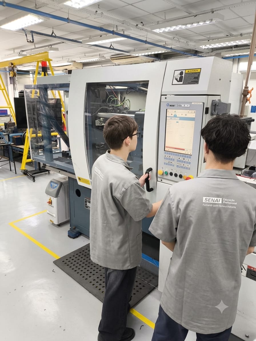 Alta empregabilidade impulsiona procura pelo Curso Técnico em Plástico do SENAI Joinville