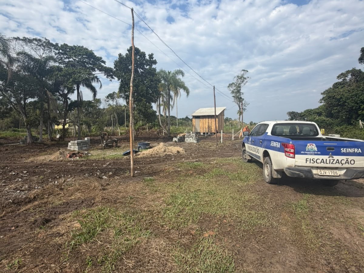 Secretaria de Infraestrutura reforça fiscalização sobre construções na Zona Sul do Ervino