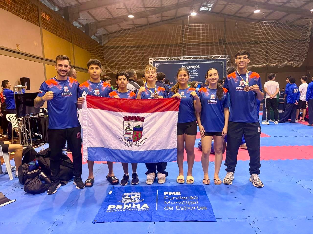 Karatê de Penha conquista medalhas inéditas nos 38º Joguinhos Abertos de Santa Catarina