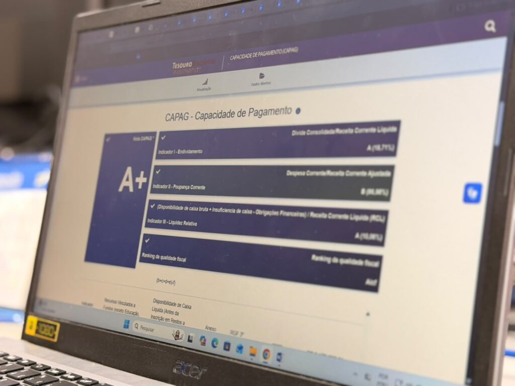Navegantes conquista nota A+ na Capag do Tesouro Nacional