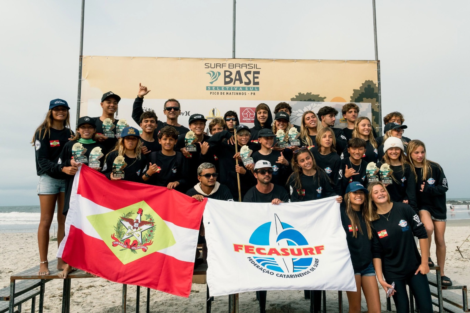 Atletas francisquenses se destacam na Seletiva Sul do Surf Brasil Base 2026
