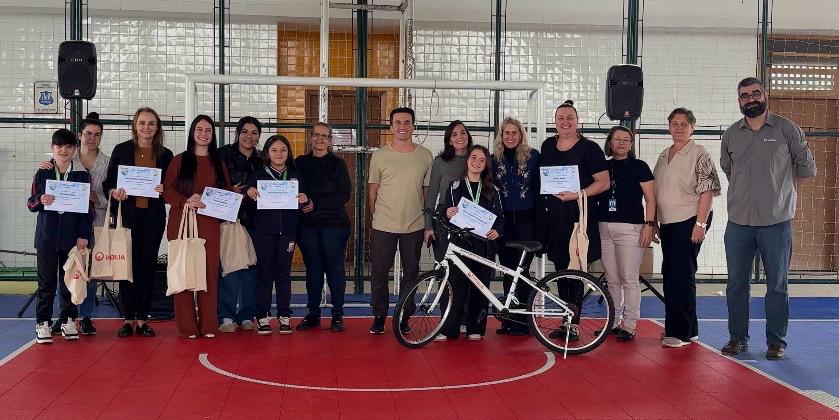 Alunos da rede municipal de Penha participam de programa internacional de educação ambiental